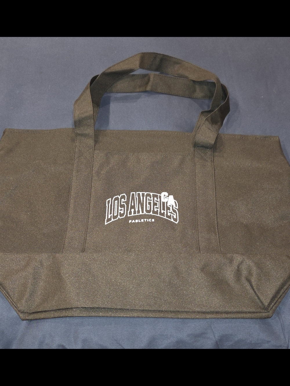 Fabletics Black 'Los Angeles' Canvas Tote